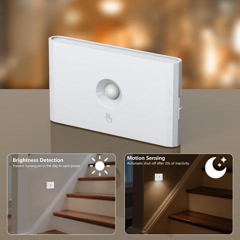 Coolilumi USB Type-C charged stair light recharges easily for ongoing use