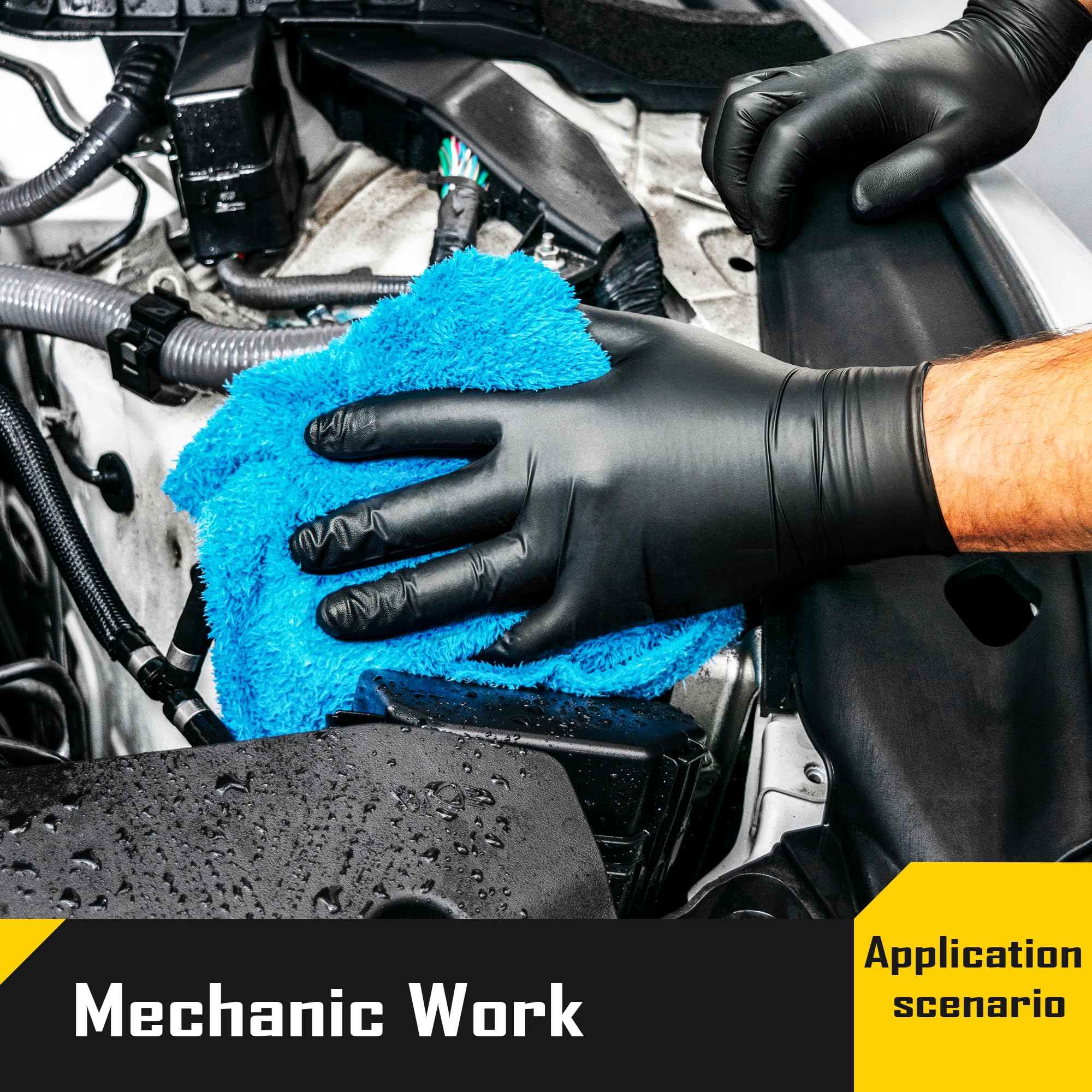 CoolJob powder-free nitrile gloves for clean food handling