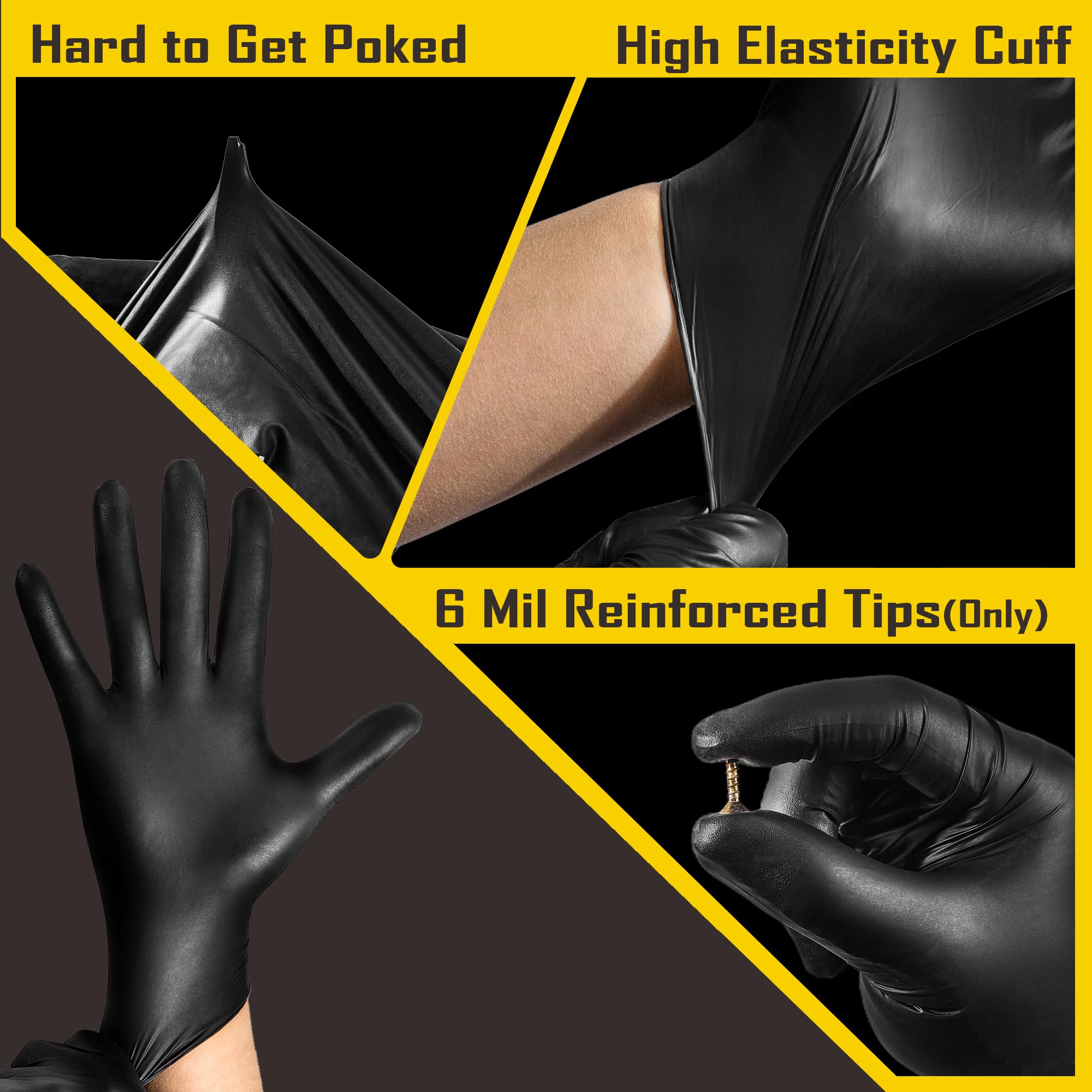 CoolJob nitrile gloves touchscreen compatible for seamless device use