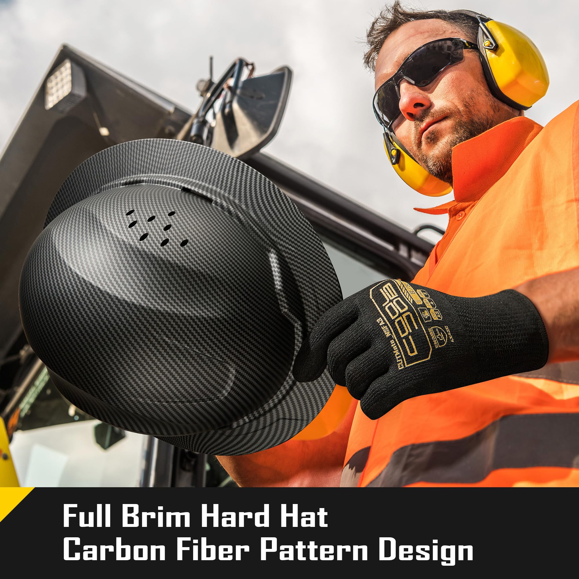 COOLJOB adjustable chin strap and ratchet ensure a secure fit.