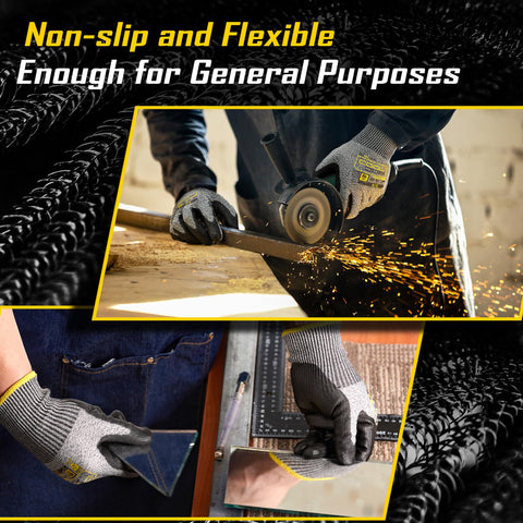COOLJOB gloves suited for wood carving and mechanic work.