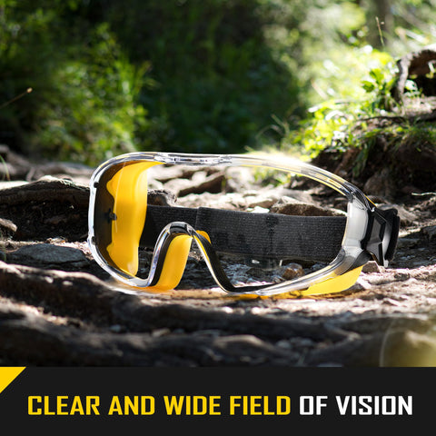 COOLJOB ventilation channels prevent fog for steady sight.