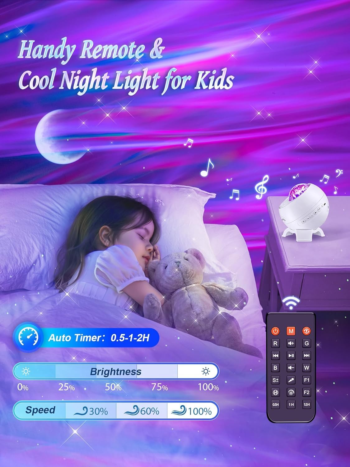 COOLNIGHT gift-worthy northern lights projector for kids and teens.