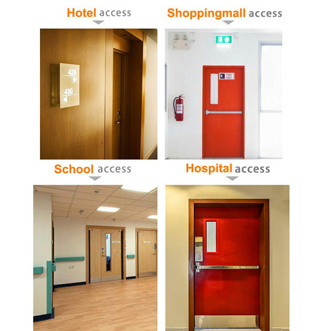 COOLOUS commercial emergency exit hardware for safe egress