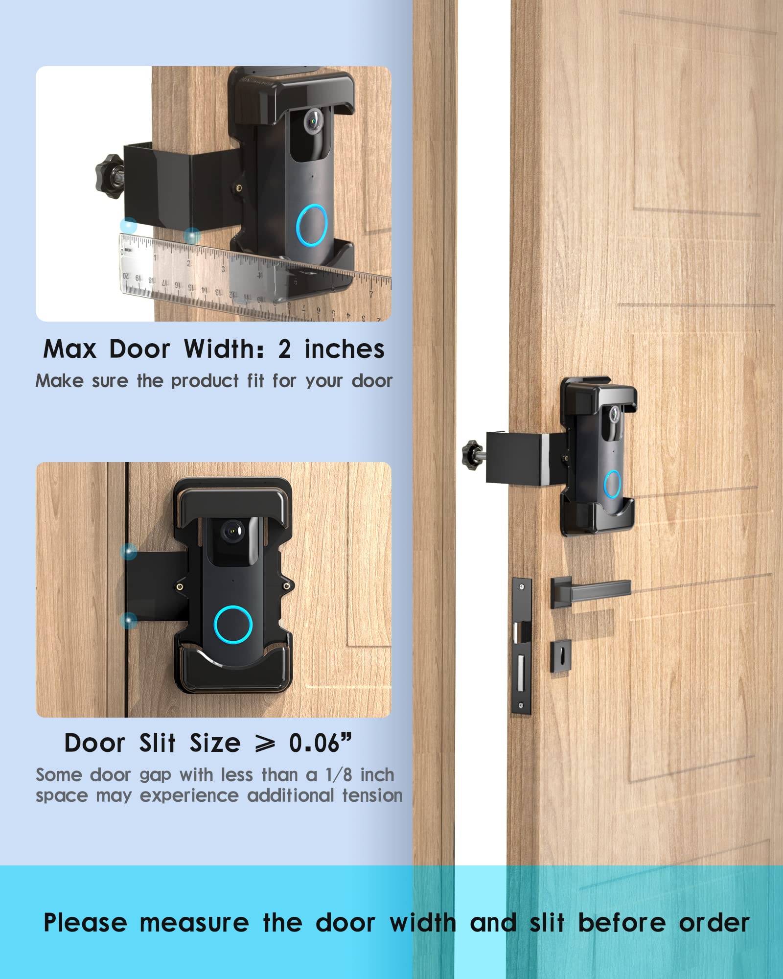 COOLWUFAN 360-degree protection surrounds your doorbell
