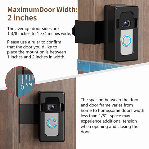COOLWUFAN compatible with most doorbells and brands