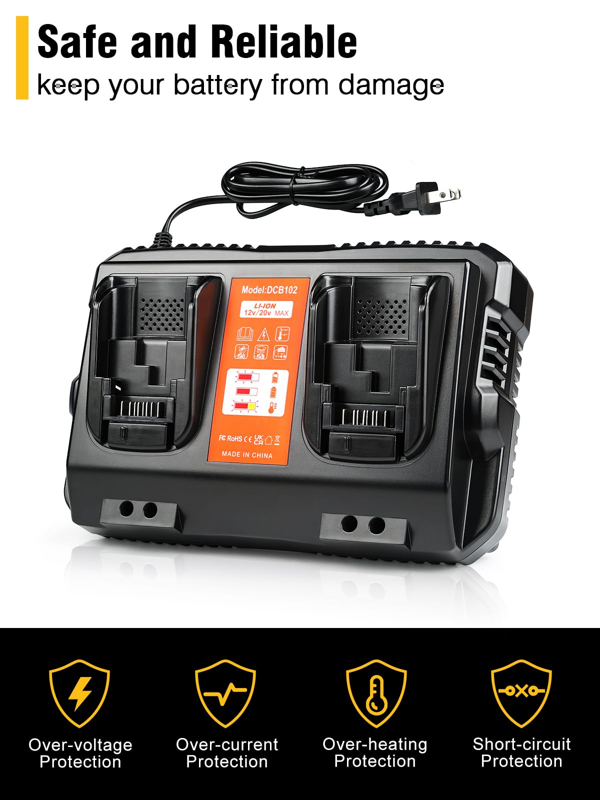 Coomyxin DCB102 on site workbench setup for efficient charging