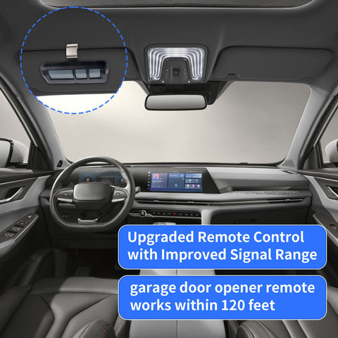 Cooouds 893MAX compact remote design; easy to carry on a visor.