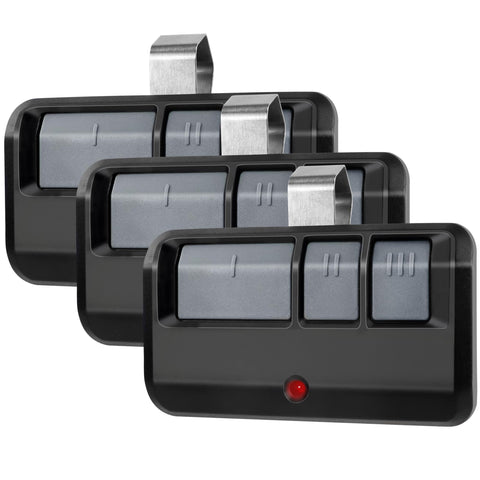 Cooouds 893MAX remote pack front view; three remotes for universal compatibility.