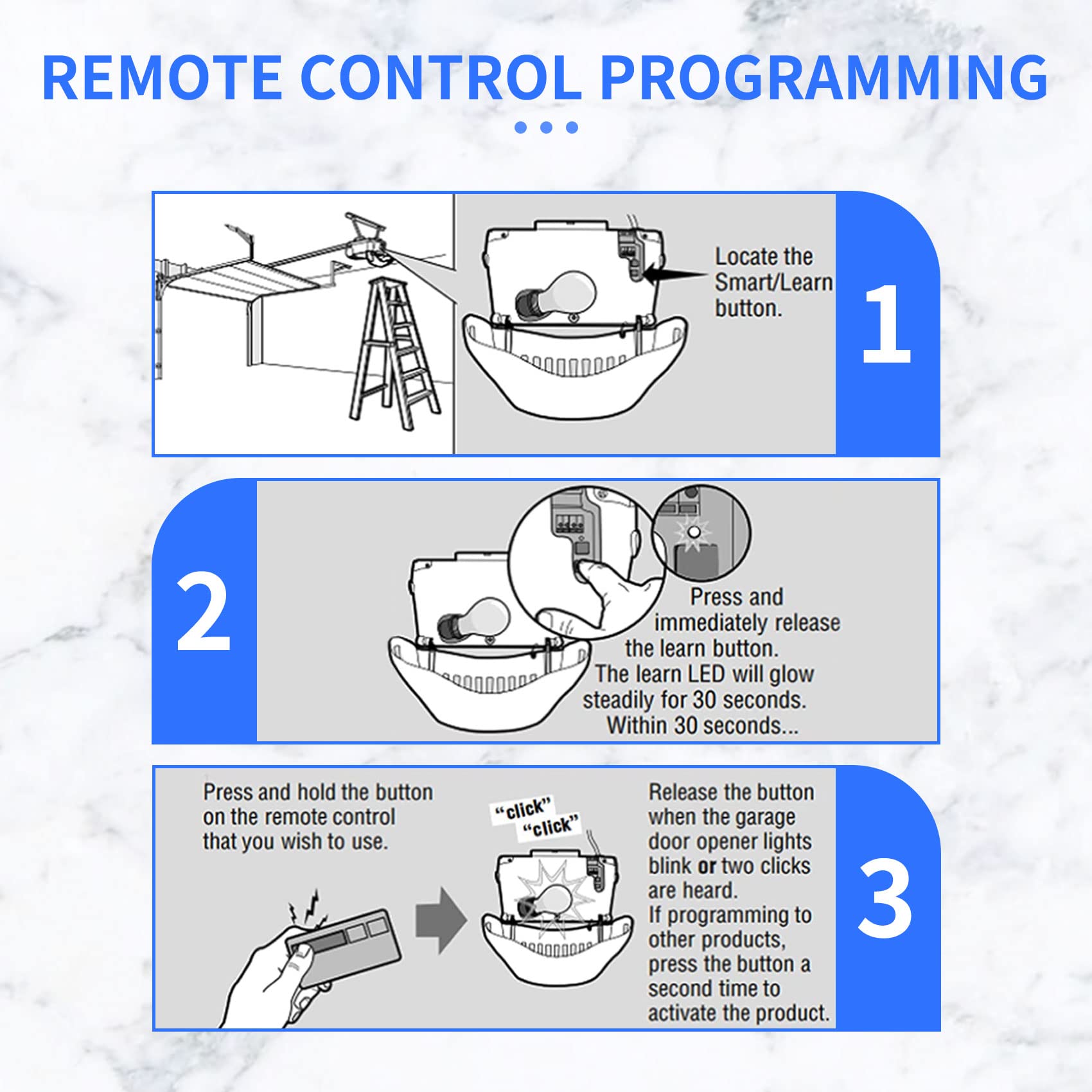 Cooouds 893MAX three-pack with accessories; ready-to-use replacement remotes.