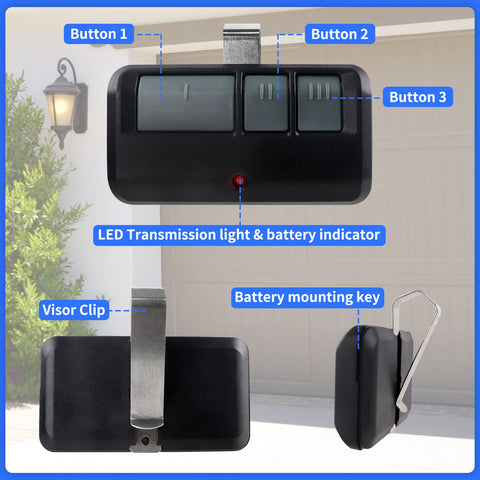 Cooouds compatibility: 1993 to current LiftMaster/Chamberlain/Craftsman models.