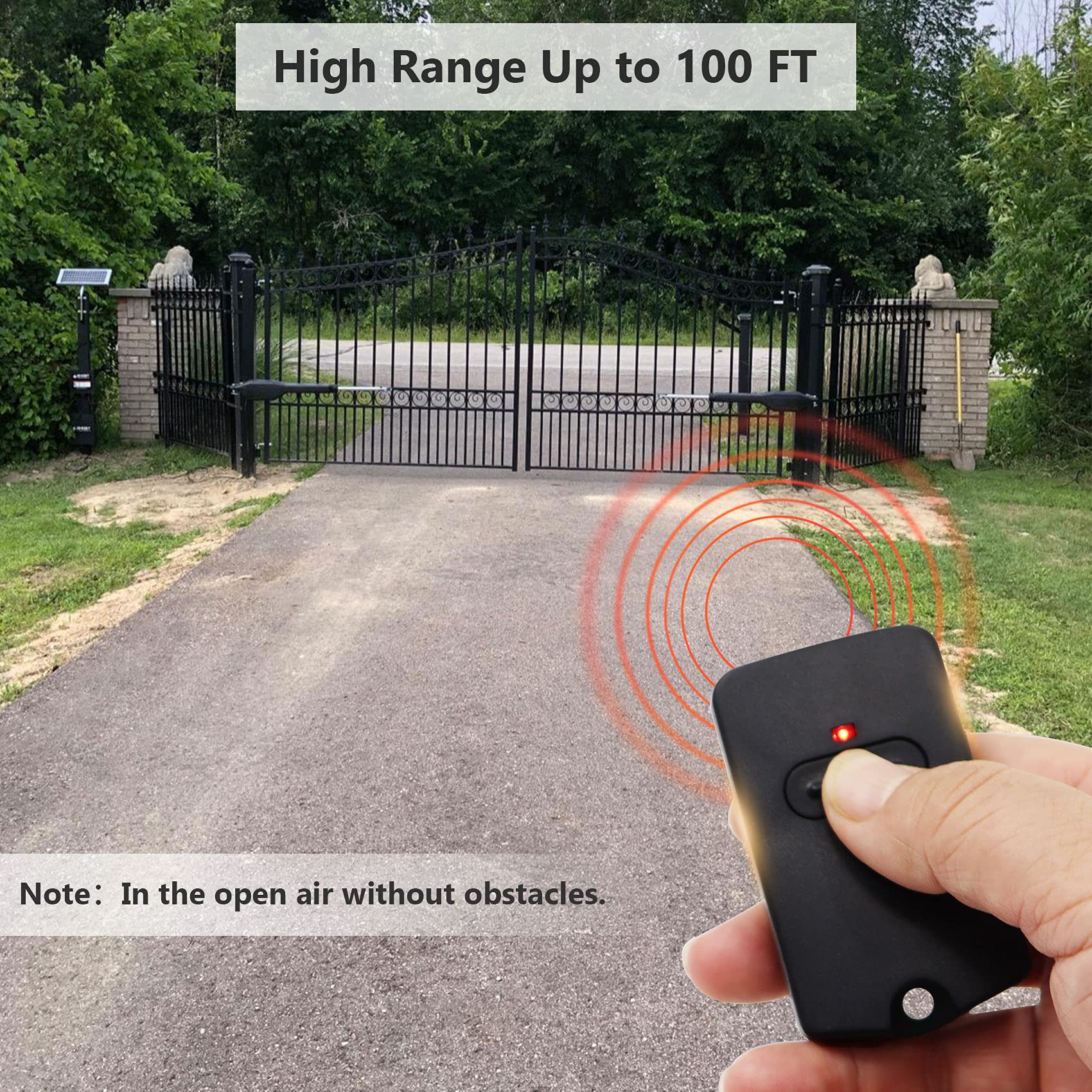 Cooouds RB741 includes battery and visor clip for ready use.