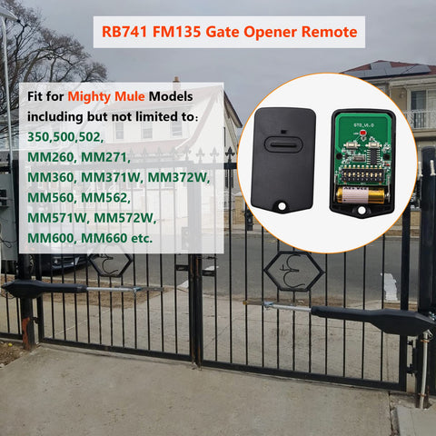 Cooouds RB741 shows upgraded range for longer gate operation distance.