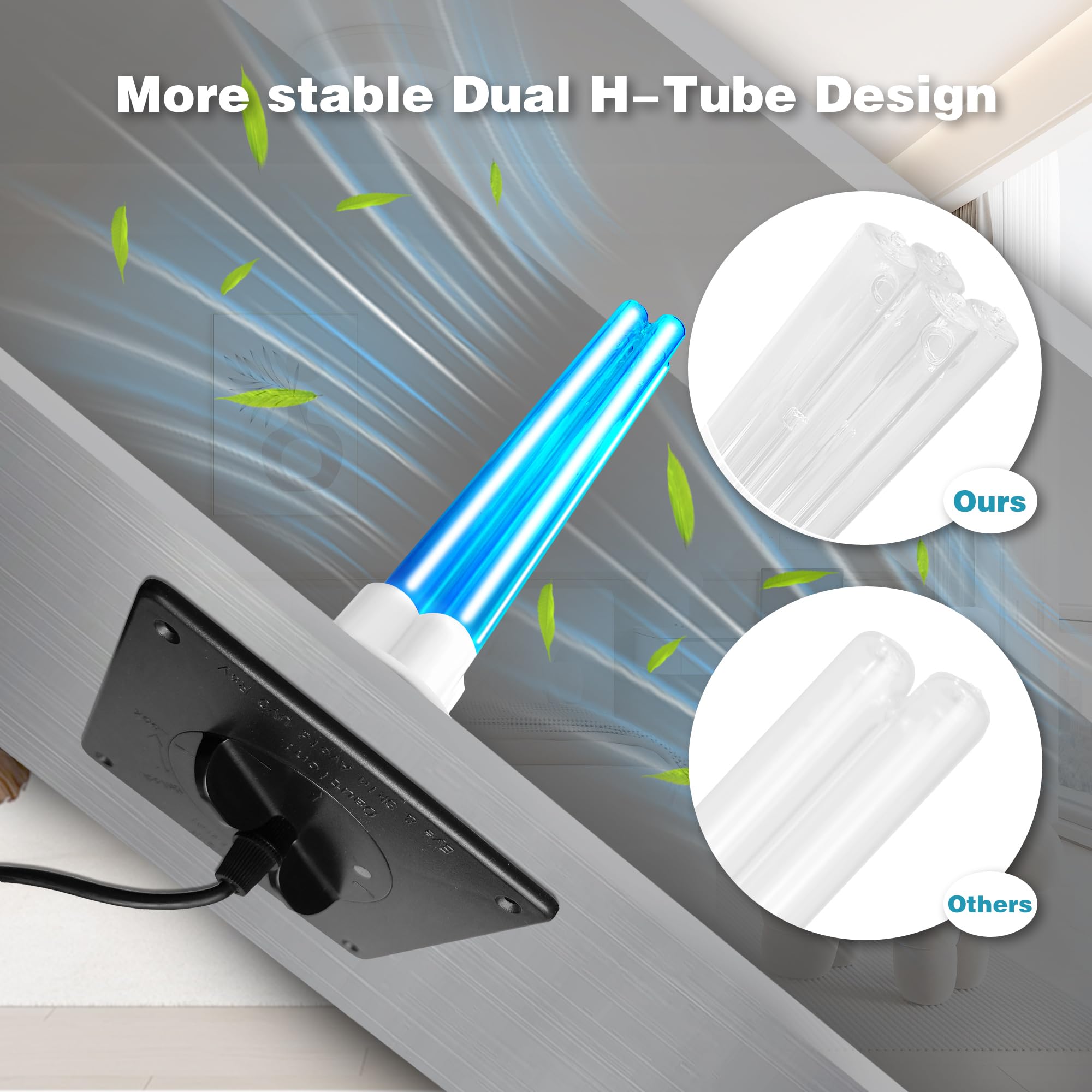 COOSPIDER detachable base enabling quick bulb replacement