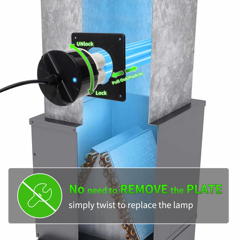 COOSPIDER UV 80W ceramic holder provides heat resistance and longer life.