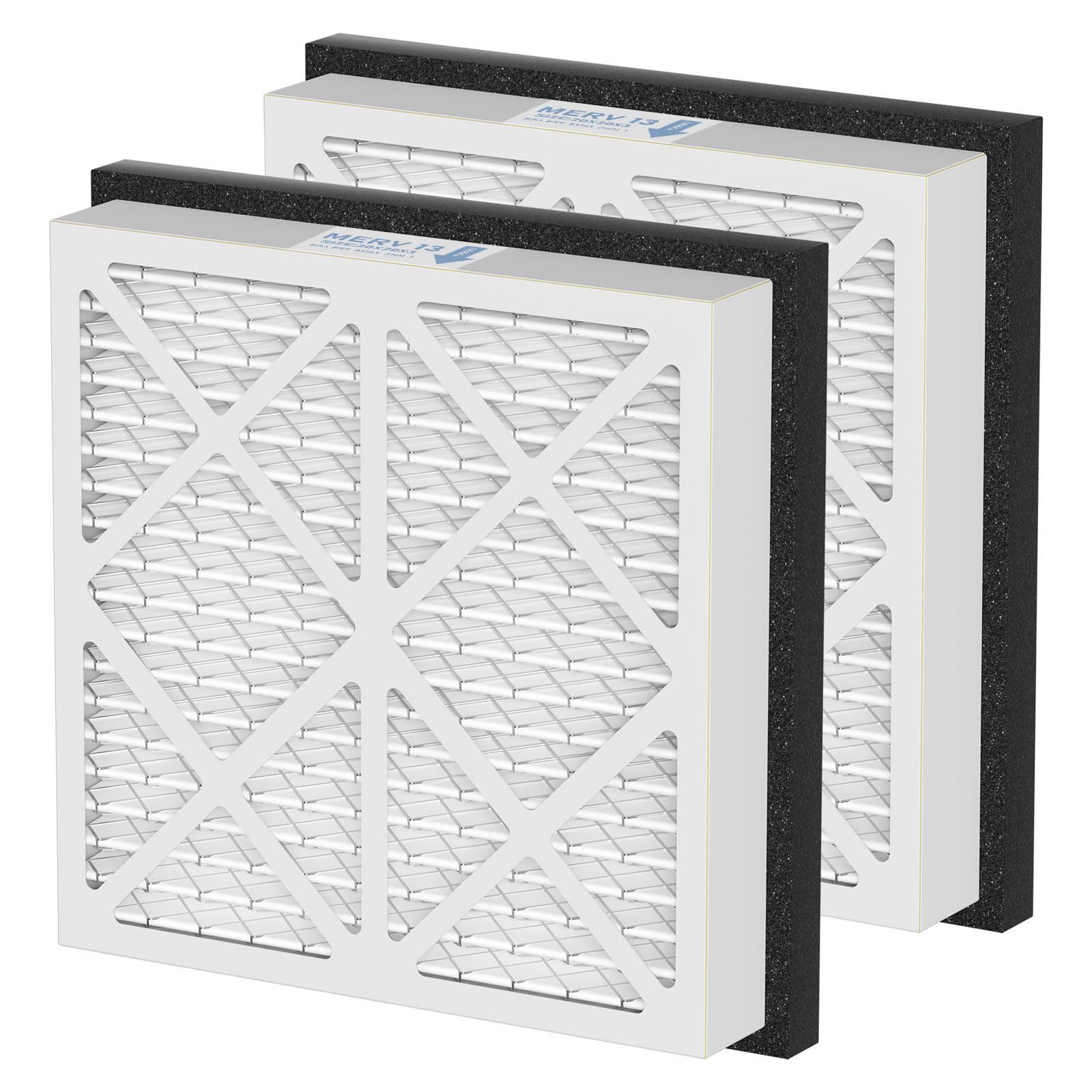 Cooyafan 20x20x3 MERV-13 filter front view for Zephyr VGF series improves air filtration.