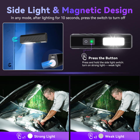 COOZAMING magnetic design aids stability during work