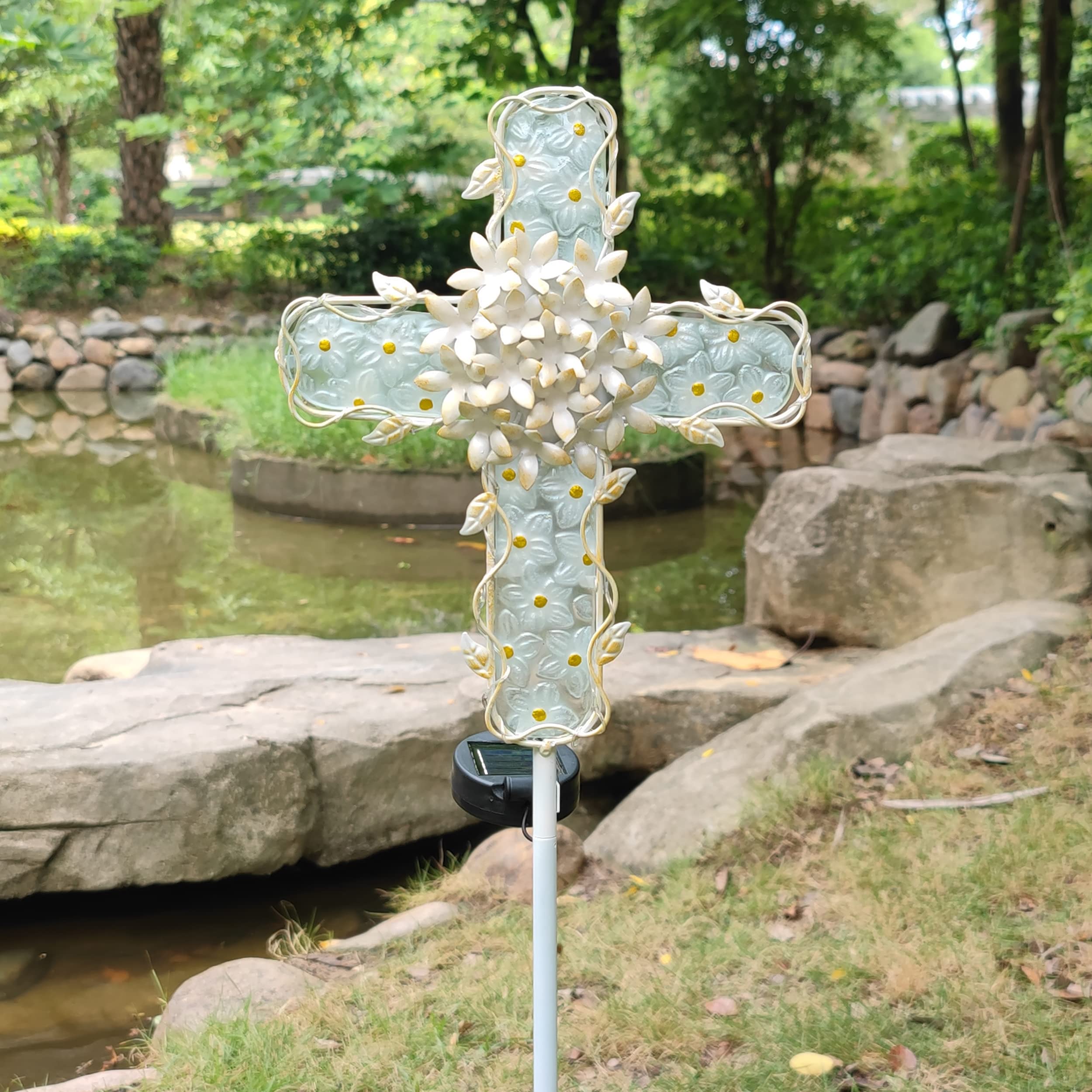COOZZYHOUR IP65 waterproof cross light withstands rain and snow