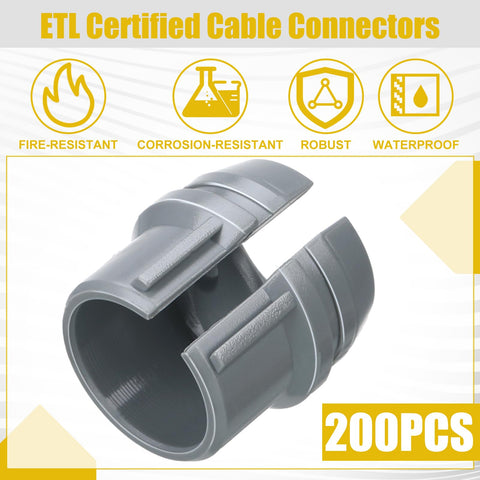 Copkim 14/2-10/3 compatible connector for single-cable runs.