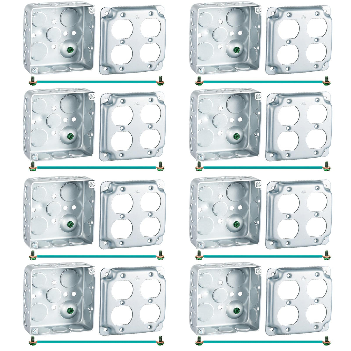 Copkim 8-junction-box kit packaged for easy installation and completeness