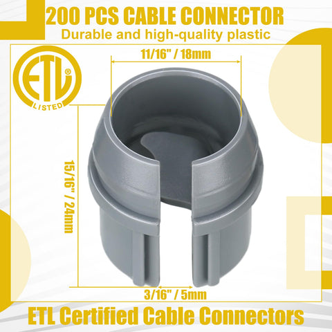 Copkim wire fixing buckle with snap-style design for streamlined wiring projects.