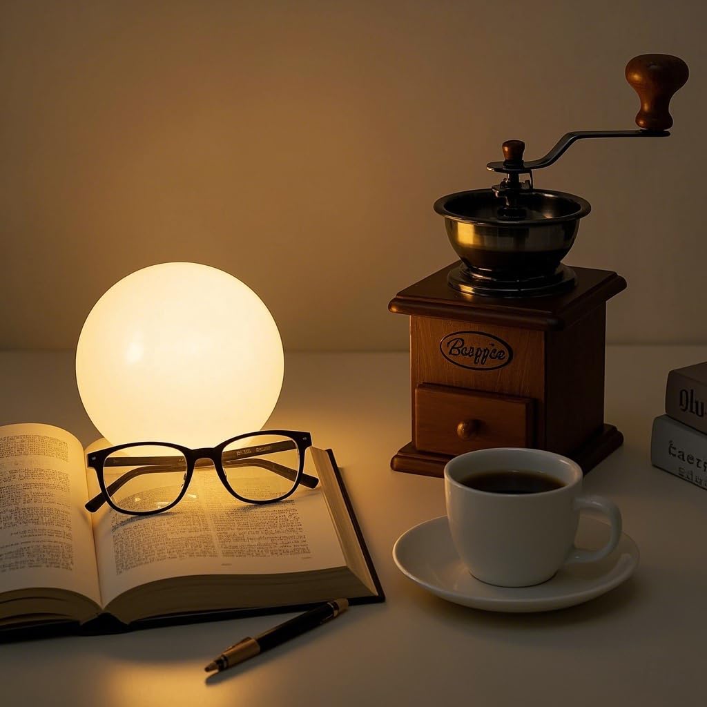 COPU LED Ball Light showcasing vibrant colors with adjustable brightness.