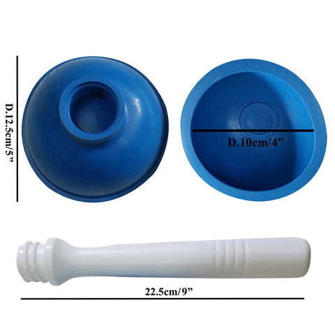 Coralpearl small hand force plumber offers easy plunging in small areas