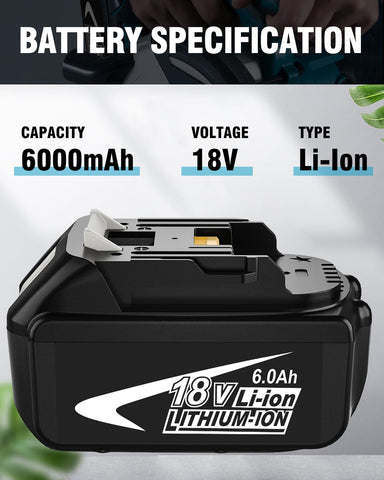 Coraybat 6.0Ah battery with LED indicator shows remaining charge