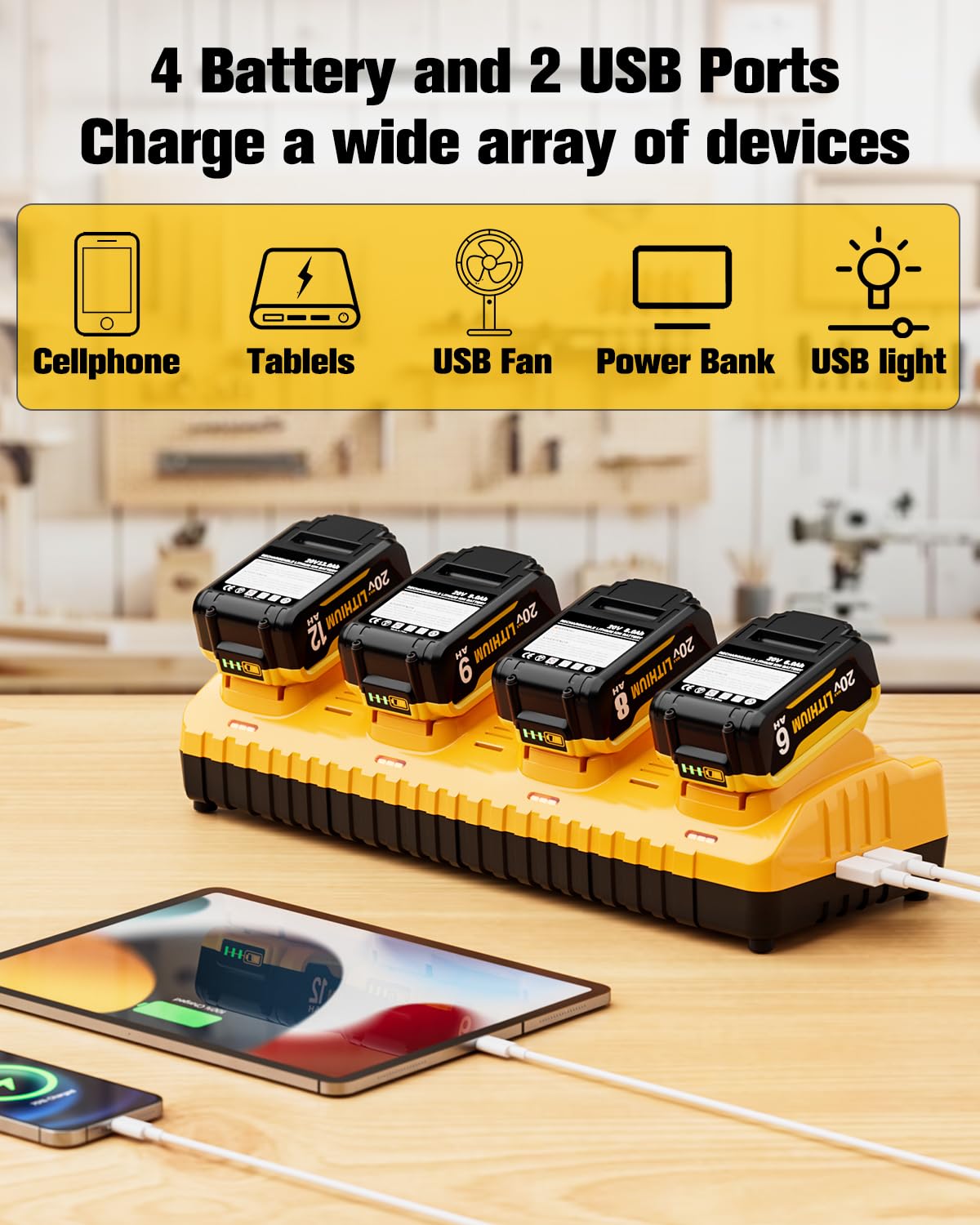 Coraybat smart protection guards against overdischarge and overheating
