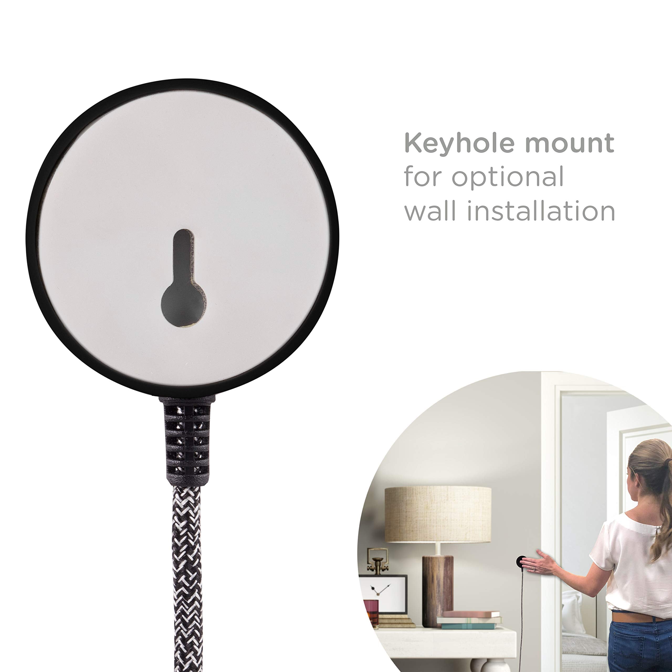 Cordinate 3-prong, 125VAC rating supports lamps and routers safely.