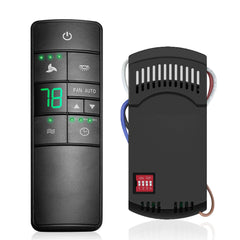 COREBAY 3-speed universal ceiling fan remote assembly enables easy setup
