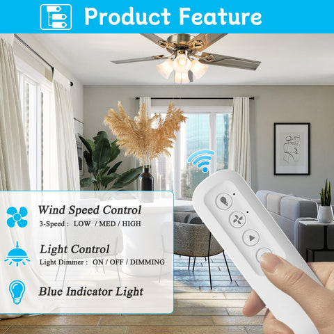 CoreBay remote learning button demonstrates simple pairing with Hunter receiver.