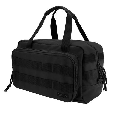 Coreflex 12-Inch Tool Bag front view shows rugged fabric for durable daily use.