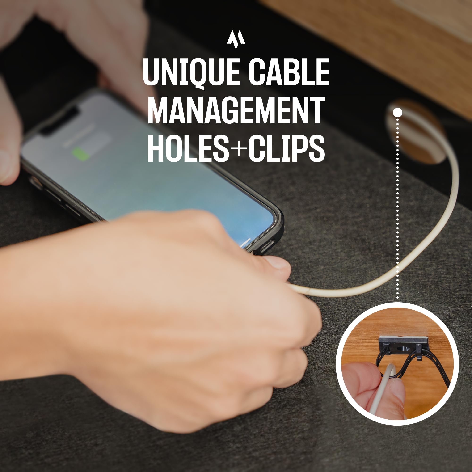 COREMINDED wool felt pad protects items and reduces desk damage.