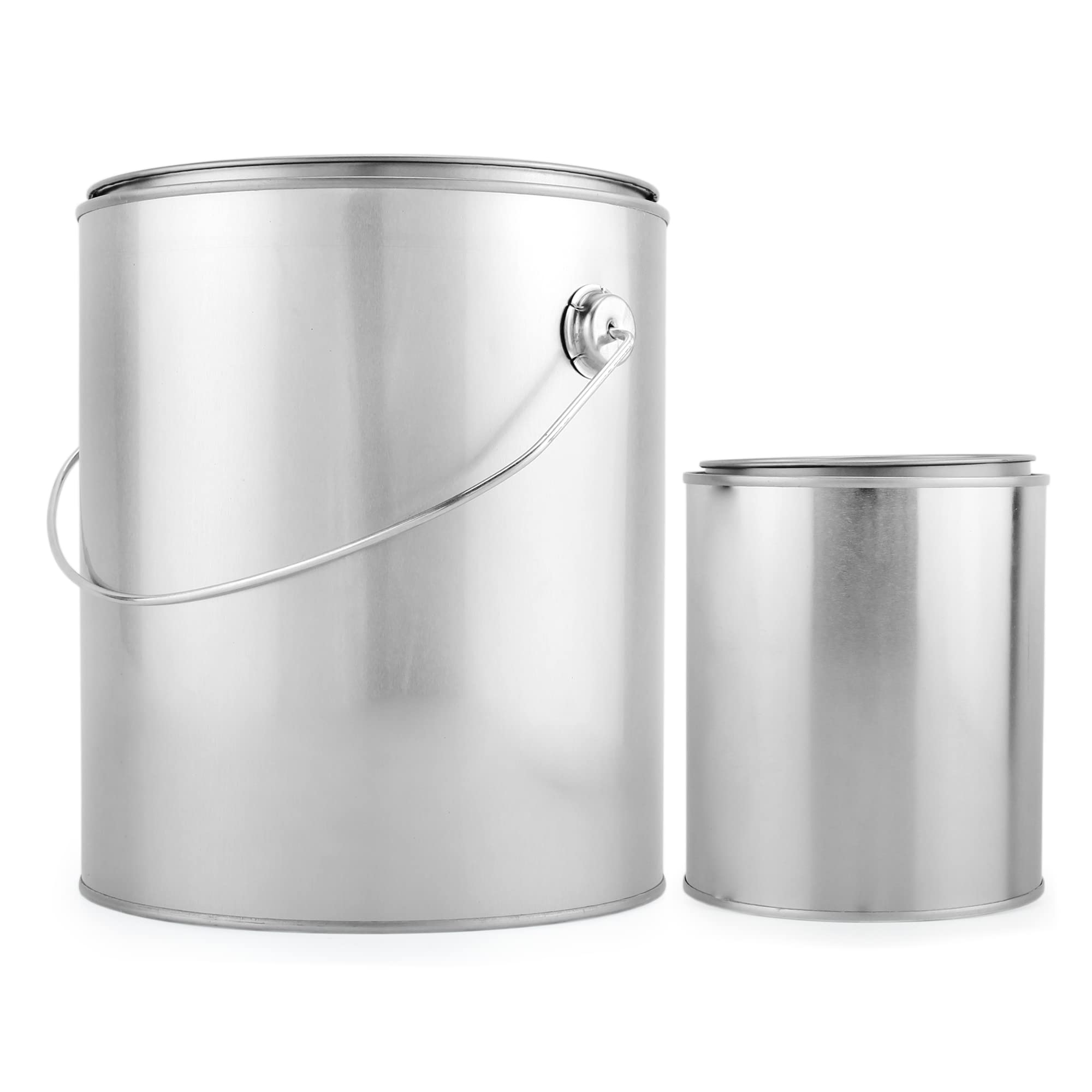 Cornucopia Brands 1 gallon empty paint can with lid ready for storage or project prep.