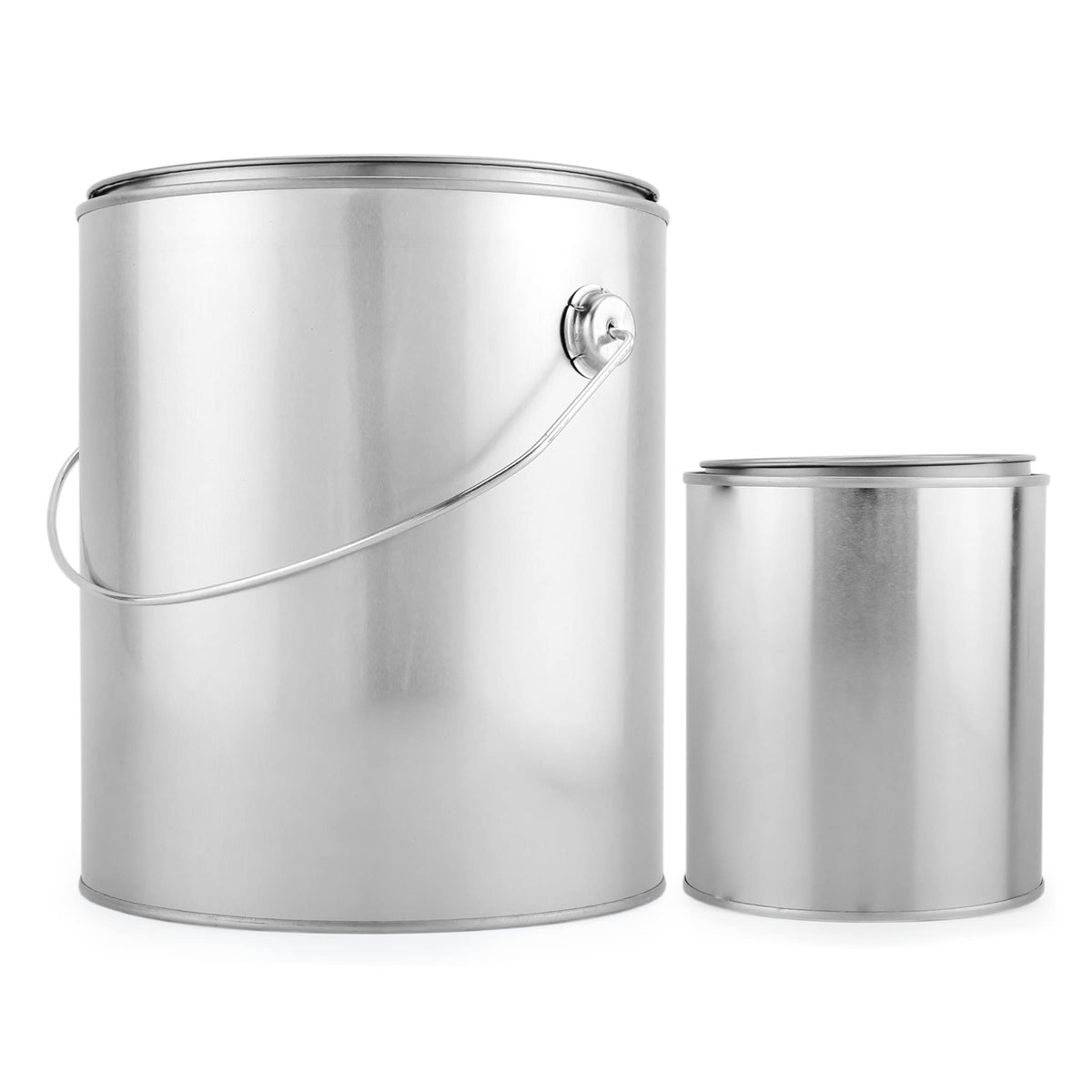 Cornucopia Brands 1 gallon empty paint can with lid ready for storage or project prep.
