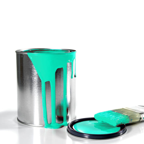Cornucopia Brands 1 quart empty paint can with lid for small-scale tasks.