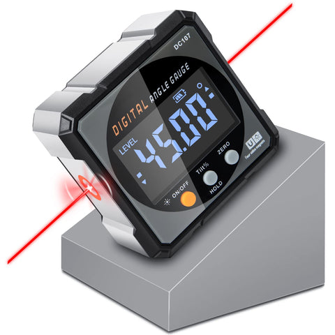 COROLLATA digital angle finder with laser for precise woodworking alignment