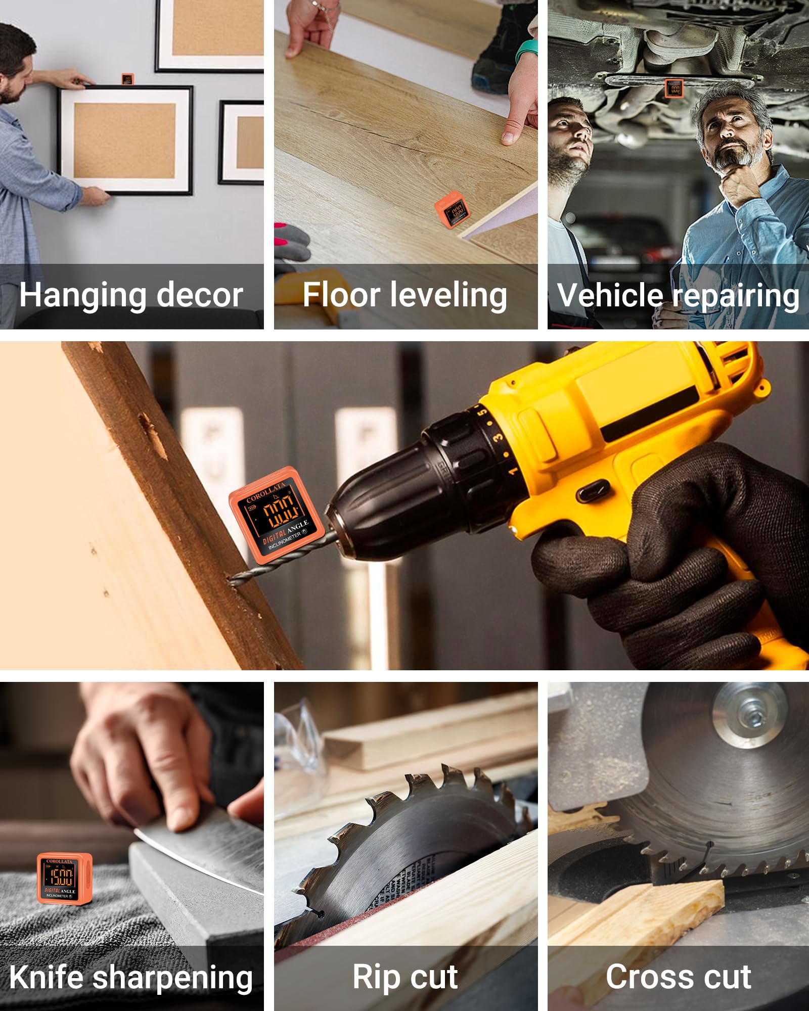 COROLLATA IP54 dustproof angle tool withstands workshop debris.