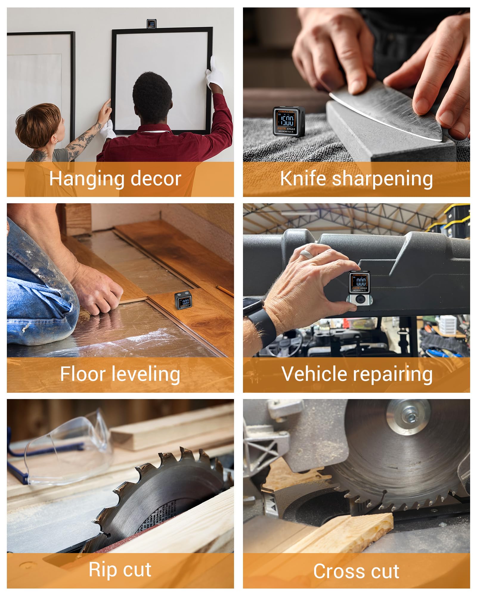 COROLLATA IP67 design protects against water and dust in tough jobs.