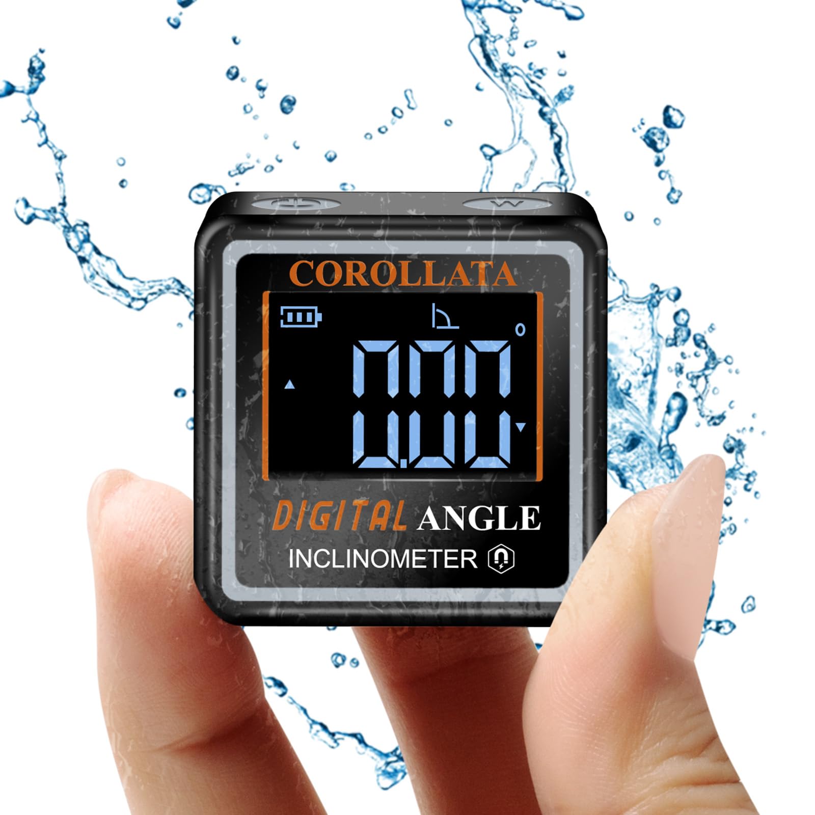 COROLLATA ultra-small digital angle finder with pocket-size design for easy on-the-go measurements.