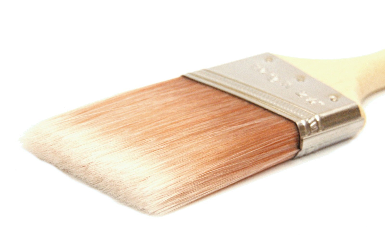 Corona Clipper Champagne Nylon Vegas brush optimized for water-based paints with precise cut-in control