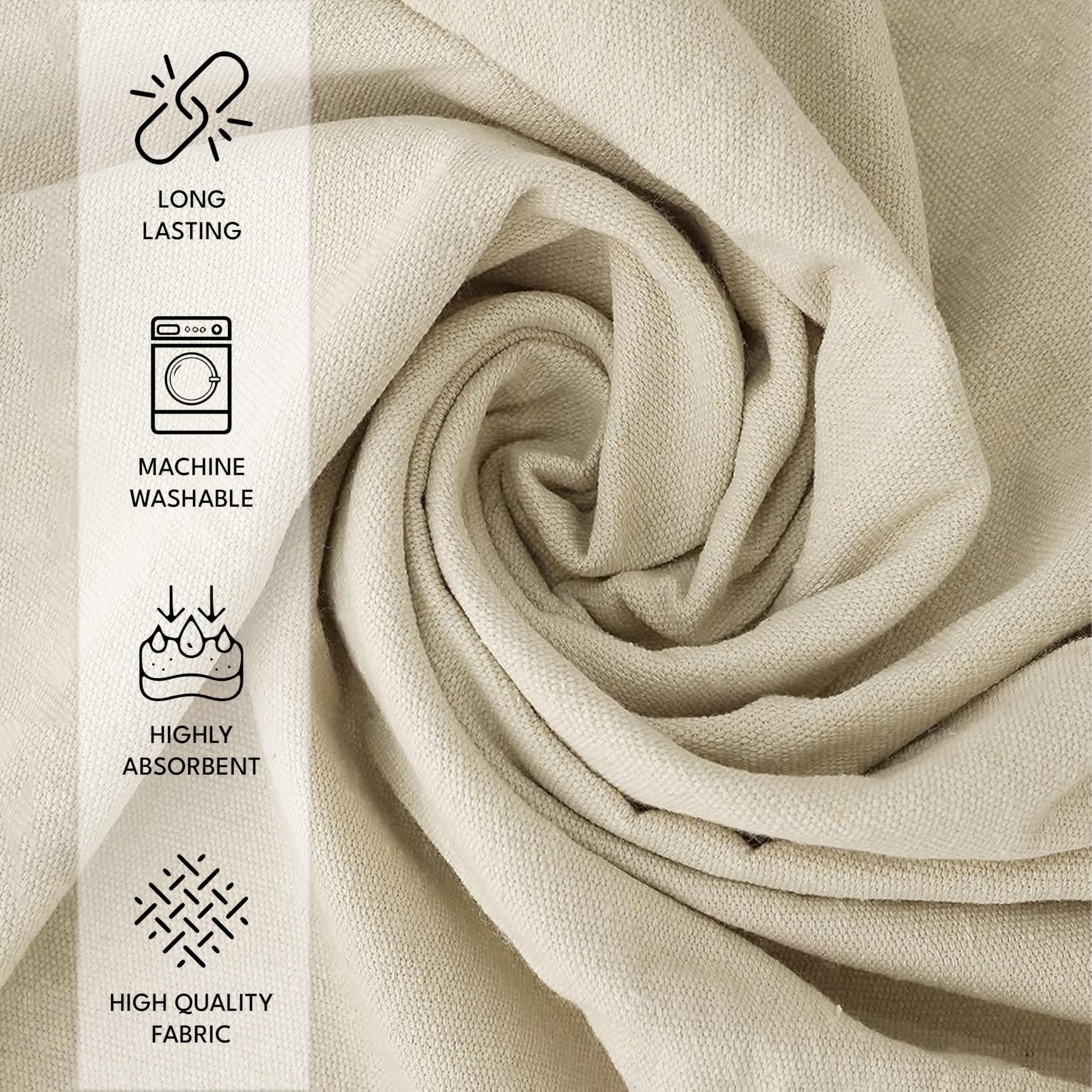 Drop cloth with double stitched edges for enhanced durability