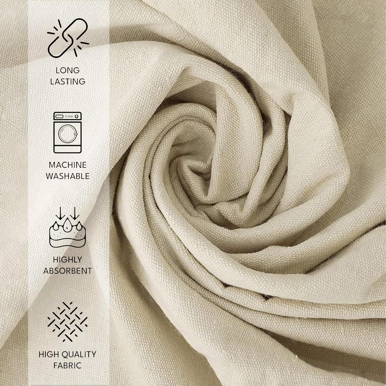 Corporate Hills CH Canvas Drop Cloth double-stitched edges prevent fraying