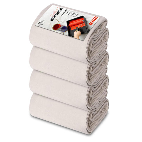 Corporate Hills CH Canvas Drop Cloth four-by-twelve feet protects floors during painting