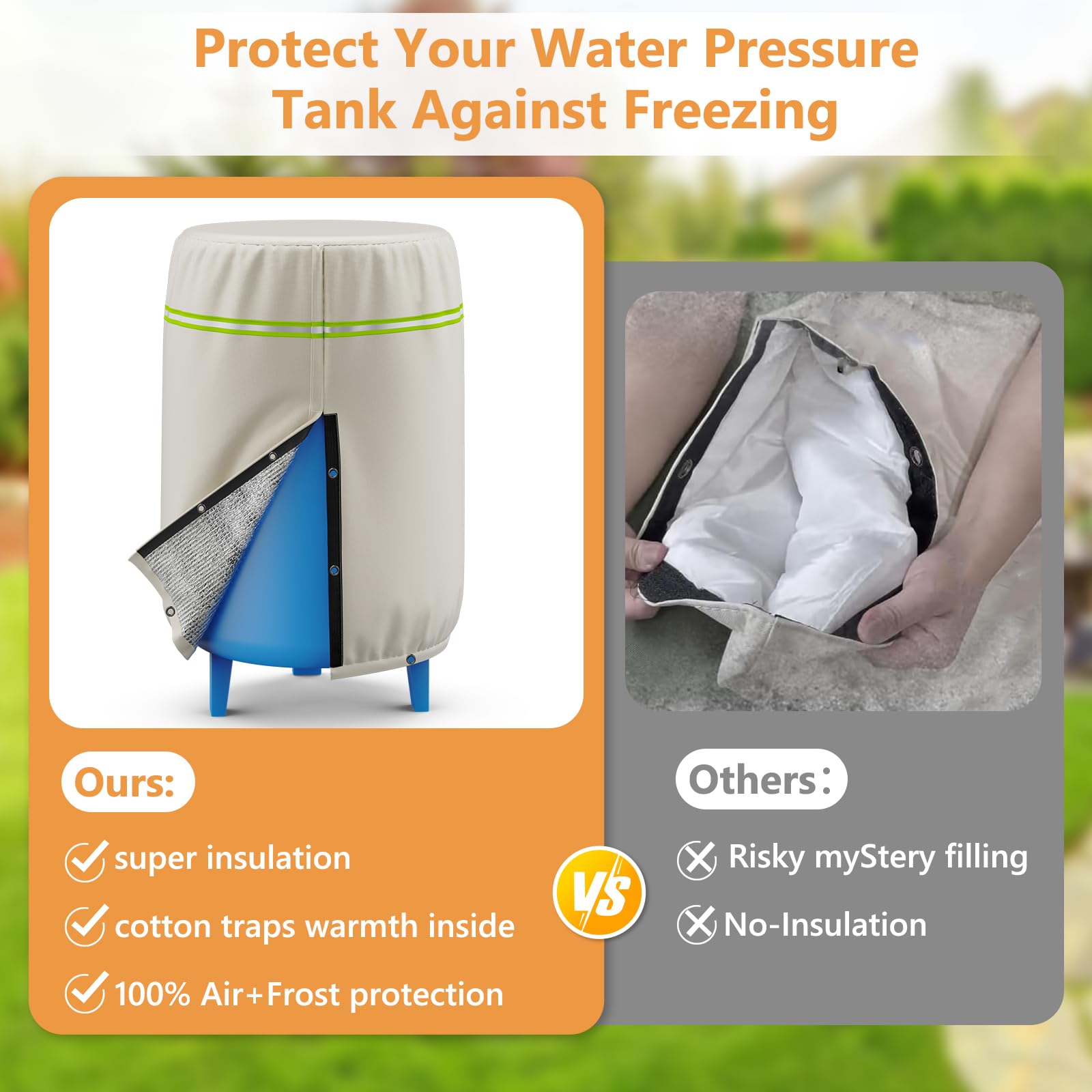 COSHNIBI easy-fit Velcro buckle enables quick installation.