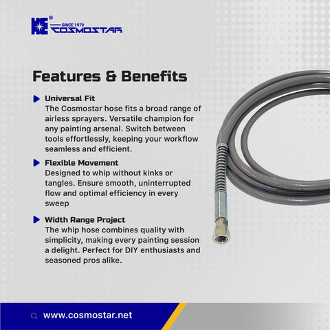 Cosmostar durable construction resists wear and tear between jobs.