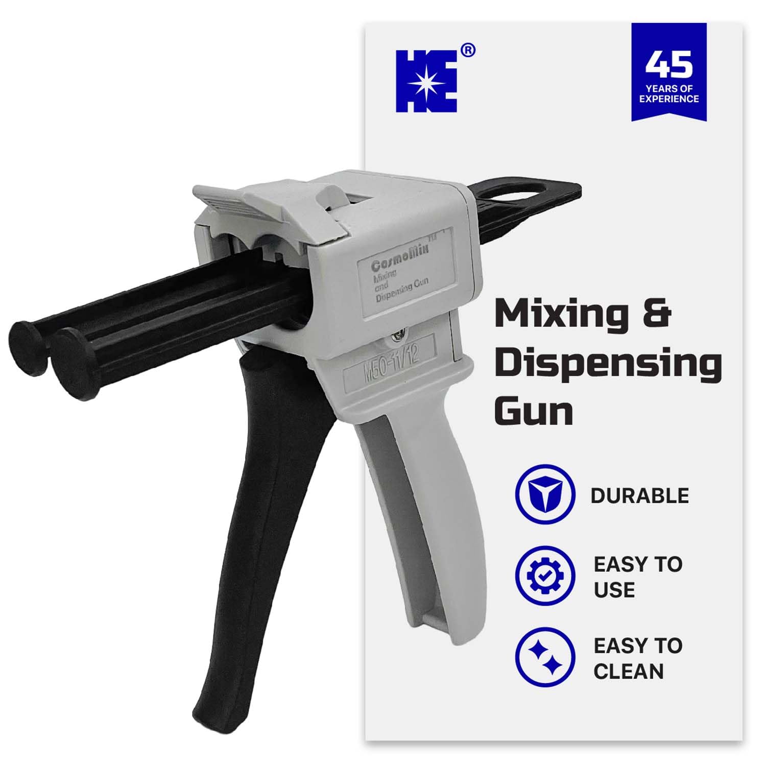 Cosmostar 50ml cartridge capacity supports small projects with clean application.
