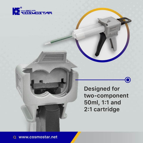 Works with Loctite, Devcon, Araldite, Gorilla and other brands for versatility.