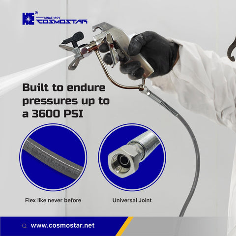 Cosmostar kink-resistant design keeps a smooth flow with minimal interruptions.